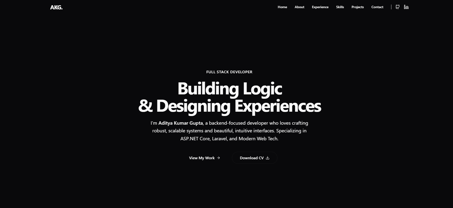 Aditya Gupta Portfolio